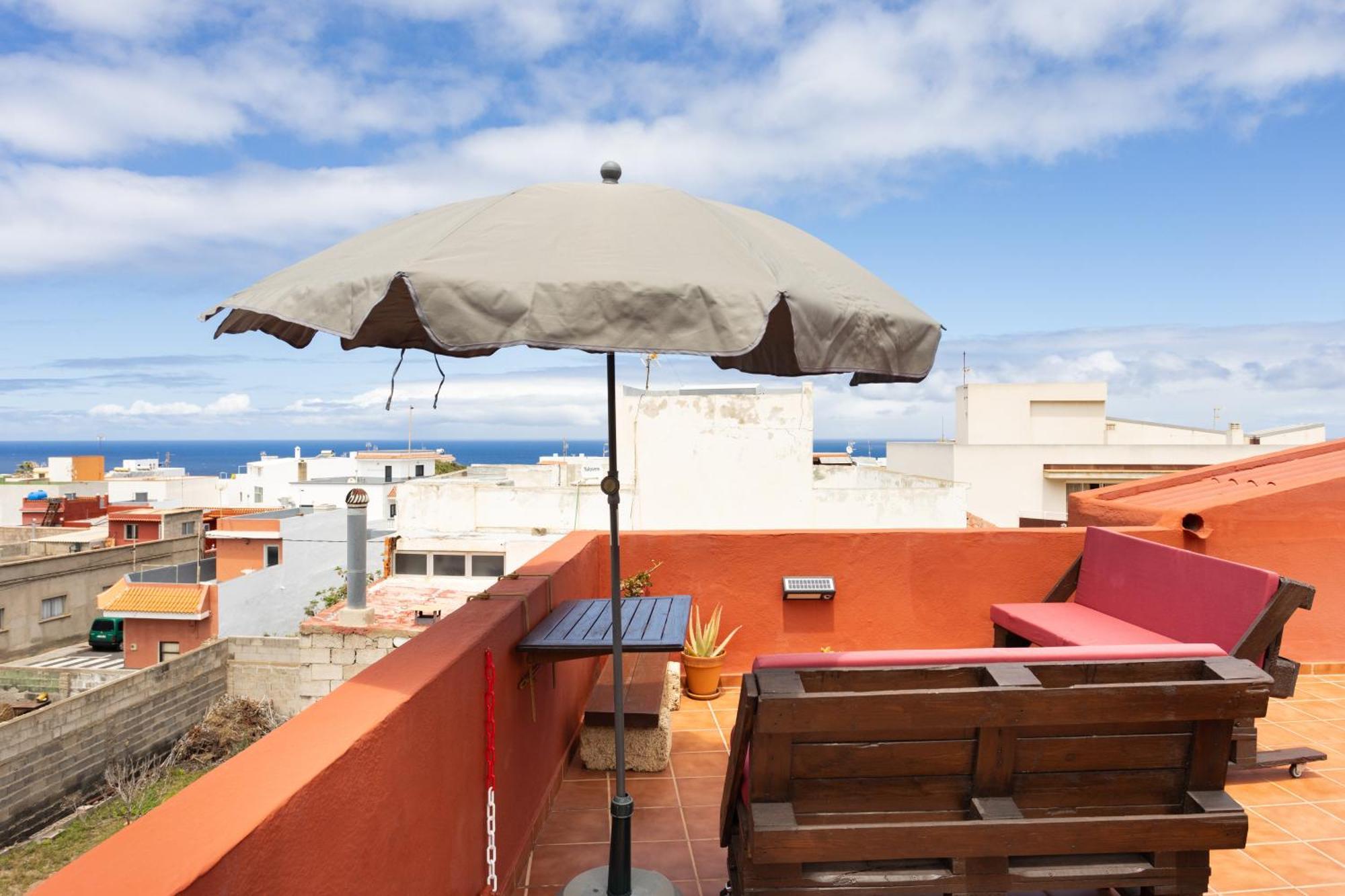 Tenohomes Rustic House With Terrace & Nature Views Buenavista Del Norte Esterno foto